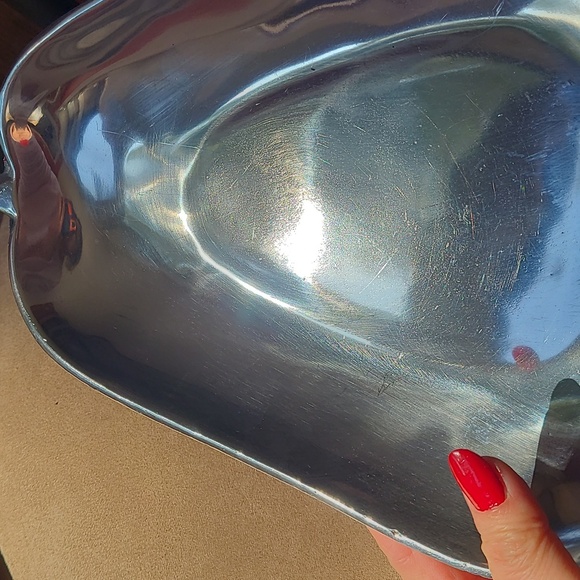 Silver tone 🍐 pear-shaped dish - Picture 14 of 17